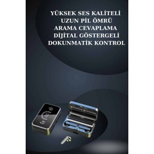 Yazline Global Bileklikli Amoled Ekran Akıllı Saat ve Dijital Göstergeli Kablosuz Bluetooth Kulaklık Anc/ Enc