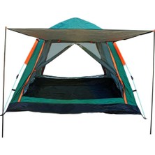 Yazline Global Otomatik Kamp Çadırı 240X210 cm Gölgelikli Kolay Kurulum Aile Çadırı