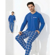 Cm Store Boyraz 0645 Erkek Uzun Kol Penye Pijama Takımı
