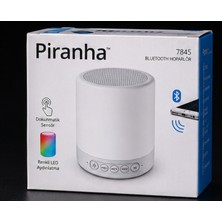 NIXCON Piranha 7845 Bluetooth Hoparlör Renkli LED Işıklı Dokunmatik Kablosuz Speaker