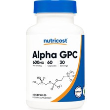 Nutricost Alpha Gpc 600MG, 60 Vegetarian Caps - Non-Gmo And Gluten Free, 300MG Per Capsule