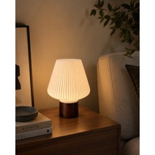 Raintech Modern Abajur Seti LED Dekoratif Masa Lambası Başucu Gece Lambası Yatak Odası Salon Için