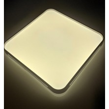 Sıva Üstü LED Panel 24W Dekoratif Armatür Beyaz Çerceve(Gün Işığı 400K) 33X33