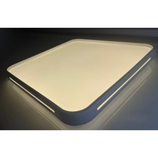 Sıva Üstü LED Panel 42W Dekoratif Armatür Beyaz Çerceve(Gün Işığı 400K) 43X43
