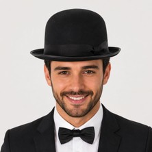 Runaway Klasik Charlie Chaplin Tarzı Parti Şapkası Karakter Aksesuarı