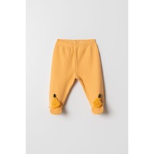 Hafy Baby 3D Armut Figürlü, Patikli Kız Bebek Pantolonu - Çoraplı Bebek Alt Pijama