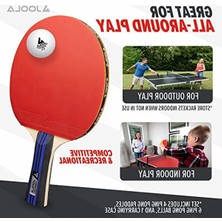 Esranın Dünyası Joola Tischtennis-Set Faly, Tischtennis-Set T 4 Tischtennisschlägern, Tischtennisbällen Und Tragetasche