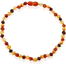 Aylina Mey Ithalat®   Kehribar Bebek Kolyesi 587 Multicolor