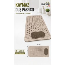 MAİN SHOP Silikon Banyo Paspası Duş Kaydırmazı Vantuzlu Banyo Paspası 36X69,5CM M-162