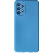 Aylina Mey Ithalat®  Samsung Galaxy A13 4g Kılıf Nano Içi Kadife Silikon - Mavi
