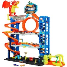Hot Wheels Şehri Ultimate Garaj ile Eğlenceli Oyun Deneyimi, 1:64 Ölçekli Arabalar