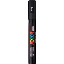 Su Bazlı Poster Markörü, Siyah, Kalın Uç (1.8 - 2.5 Mm)