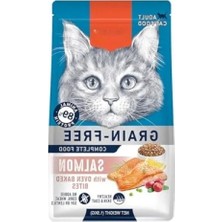 Somonlu Tahılsız Yetişkin Kedi Maması, 1,5kg Besleyici Formül
