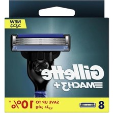 Gillette Mach3 8'li Yedek Tıraş Bıçağı Kadın Tıraş Ürünleri İçin Ergonomik Tasarım ve Uzun Ömür