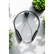 Zenvia Mey Ithalat® Kablolu Boyun Askılı Dijital Göstergeli Bluetooth Kulaklığı 60 Saat