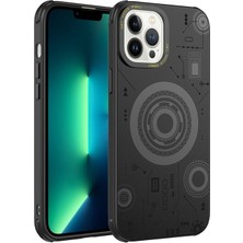 Apple iPhone 12 Pro Uyumlu Kılıf Zore Wireless Şarj Özellikli Desenli Hot Kapak