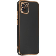 Zenvia Mey Ithalat®  Samsung Galaxy A03 Kılıf Volet Silikon - Siyah