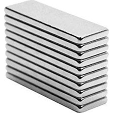Neodyum Mıknatıs 30X10X2 Mm, 10 Adet Güçlü Yapışma Özelliği