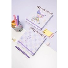 Spiralli Süresiz Planlayıcı Ajanda ve Defter - 2'li Set, 15X15 cm