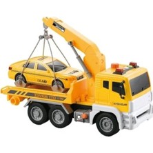 Esranın Dünyası Sesli Işıklı Oto Çekici Modeli, 1:12 Ölçek, Sarı Renk