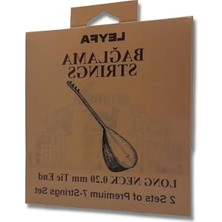 Esranın Dünyası Uzun Sap Bağlama Teli, 2'li Set, Yüksek Kalite Malzeme