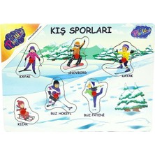 Sinerjim Ahşap Tutmalı Sporlar Yapboz