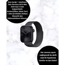 SHC4200 Akıllı Saat Sq-16 Mini Series 10 | Unisex Tasarım, Spor Takibi