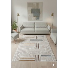 Fuly Consept  Metrelik Kaymaz Taban Yolluk – Modern Bej Koridor Halısı FCJ3012 Multi
