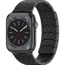 Starseven Watch 45MM Carbon Steel Kordon - Siyah