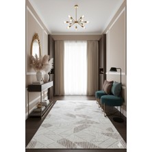 Fuly Consept  Leke Tutmaz Kaydırmaz Yolluk – Modern Koridor Halısı FCJ3023 Kahve