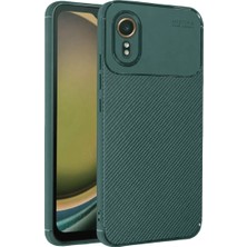 Bucuks Mey Ithalat®  Samsung Galaxy Xcover 7 Kılıf Auto Focus Karbon Kapak - Yeşil