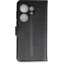 Starseven Tecno Camon 20 Prime S Kapaklı Kılıf - Siyah