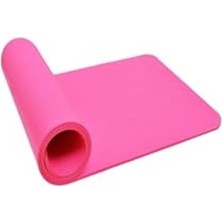 Esranın Dünyası Çift Taraflı Pilates Fitness Nder Mat Kardiyo Nderi Matı 16 mm Cks-21 Pembe-Siyah