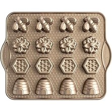 Starseven Nordic Ware Meşgul Arı Bitelet Tavası, Şekerleme, 1.75 Bardak