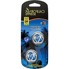 MarkEntegra California Scents Mini Diffuser Newport New Car Yeni Araba Parfümlü Kalorifer Geçme Koku 2'li Set