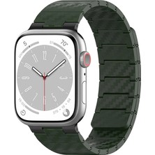 Starseven Watch 45MM Carbon Steel Kordon - Koyu Yeşil
