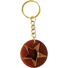 PINAXAR Erkek Anahtarlık Araba Anahtarlığı - Minimal Epoksi Tasarım 3.5 cm