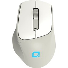 Quantum Gaming Aero Airsilent Kablosuz Sessiz Ergonomik Beyaz Mouse
