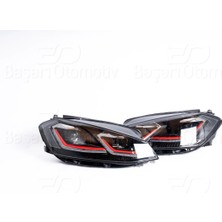 Parcaworld Far Setı Sol Sag J LED (Full Led) -5G1941005- Vw Golf 7.5 Gtı (17-20 Arası Golf 7.5 Icın Uyumludur)