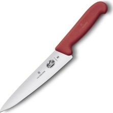 Victorinox Dilimleme Şef Bıçağı 19cm Kırmızı Fıbrox (VT 5.2001.19