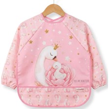 Bebe-Chi Bebechi Bambino Kids Uzun Kollu Mama ve Aktivite Önlüğü Yavrulu Kuğu (6-24 Ay)
