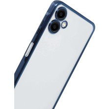 Nacario Mey Ithalat®  Samsung Galaxy A07 4g  Lensli Silikon - Lacivert