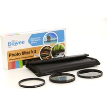 Böwee 46MM UV Koruyucu, CPL Dairesel Polarize ve ND1000 Filtre Kiti Kaliteli