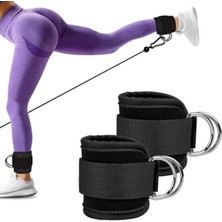 Esranın Dünyası Spor Byfit D Halkalı Ayak ve El Bileği Için Ağırlık Çekiş Kayışı