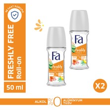 Fa Freshly Free Salatalık & Kavun Roll-On 50 ml 2 Adet 48 Saat Etkili Koruma