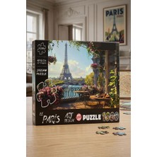 Farbu Oyuncak 1000 Parçalı Fransa Le Paris Manzara Tasarımlı Puzzle 48X68CM Eğitici Çocuk Yapboz