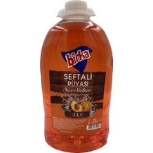 Birka Şeftali Kokulu Sıvı El Sabunu 4 lt Ciltle Uyumlu Dermatolojik Güvenli Formül