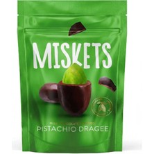 Miskets Sütlü Çikolata Kaplamalı Antep Fıstıklı Draje 70 gr