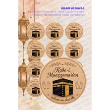 Ceres Studio Kabeden Selam ve Dua ile Sticker Seti 12 Adet Etiket | Yapışkanlı, Parlak Kuşe Çıkartma Kağıdı