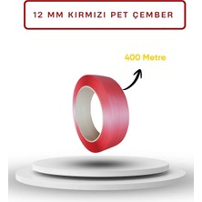Dalpak Ambalaj 12 mm Kırmızı Polyester Çember ( Şerit )